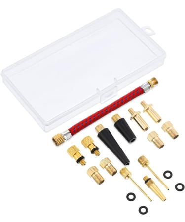 26-Piece Bicycle Valve Adapter Set - Autoventile & French Valve with Sealing Rings for All Bicycle Pumps - Auidy_6TXD - Buy Online on GoSupps.com