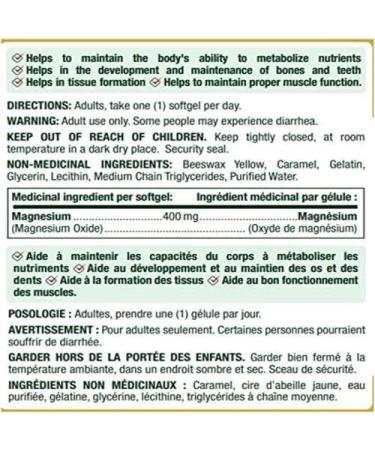 Nature's Bounty Magnesium 125 Liquid Softgels - Enhanced Absorption - Capsules - Buy Online on GoSupps.com