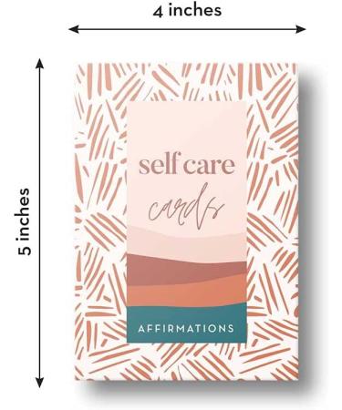 52 Self Care Affirmation Cards for Anxiety & Stress Relief - Meditation, Mindfulness, Relaxation - Buy Online on GoSupps.com