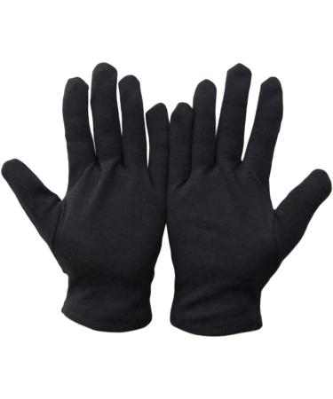 Beaupretty Moisturizing Eczema Cotton Gloves 12 Pairs Black Cotton Gloves for Dry Hands SPA Lotion Gloves Cosmetic Gloves S M. - Buy Online on GoSupps.com