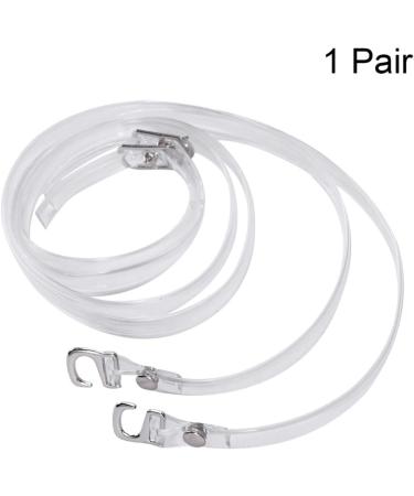 Ciieeo Transparent Heel Shoe Straps | Invisible Removable High Heel Laces | Blue Adjustable Comfort for Loose High Heels - Buy Online on GoSupps.com