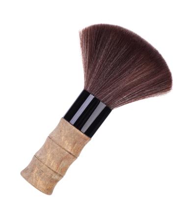 Lurrose Color Duster Barber Salon Brush Hair Cutting Neck Duster Brush Professional to Remove Loose Hair from Neckline and Ears After Haircut Stand Up Base Random Neck