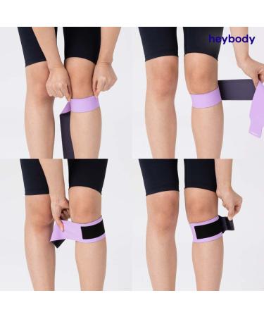 Heybody Slim Air Knee Brace | Knee Pain Relief & Patella Protection Support | Ideal for Hiking, Soccer, Basketball, Running, Yoga & More | Medium Gray - Buy Online on GoSupps.com