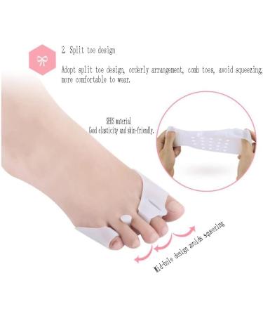 DEAVER Gel Bunion Corrector Protectors - Toe Valgus Correction Splitter for Forefoot Pad - 3 Pairs - Buy Online on GoSupps.com