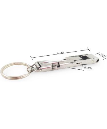 UNbit Nail Clipper FoldableUltra-Thin Portable Stainless Steel Nail Toe Cutter Trimmer Scissor Manicure Pedicure Tool Fingernail Clipper - Buy Online on GoSupps.com