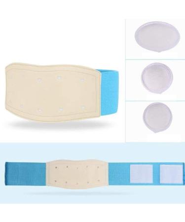 Soft Heroic Navel Binder Support Belt | Hernia Support Bandage with Removable Compression Pads & Adjustable Straps for Baby | Blue - Buy Online on GoSupps.com