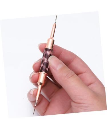 Beaupretty Metal draw a line nail art liner pen Paint pen double head nail line baby nail nail glue brush pen nail liner pen Line pen nail brush the brush pull wire rod butt cushion - Buy Online on GoSupps.com