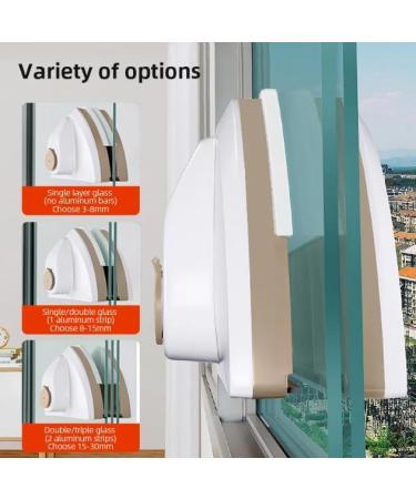 Magnetic Glass Window Cleaning Tool Double Sided Household Special Window Cleaner Automatic Water Discharge Double-layer Wiper Red 8-15mm - Buy Online on GoSupps.com