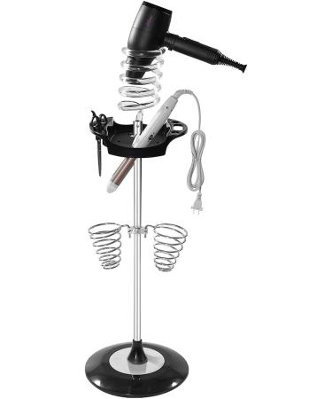 Hair Dryer Stand - Twisty Style Acrylic Holder for Hair Styling Tools | Heavy Base & Tray for Curling & Straightening | Crystal Design - Buy Online on GoSupps.com
