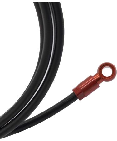 Bicycle Hydraulic Disc Brake Hose Kit 2000mm Red for Shimano BH90-SB System - Buy Online on GoSupps.com