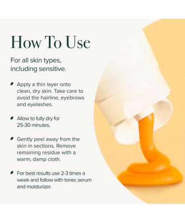 InstaNatural Vitamin C Peel Off Mask - 2 fl oz (60 ml) | Brightening, Hydrating, Anti-Aging Skincare - Buy Online on GoSupps.com