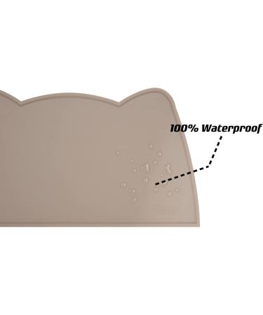 Buy Ohmo Non-Slip Bowl Pad for Small Dogs & Cats - Waterproof 46x25cm Beige - Ideal Base for Cat Bar - International Shipping Available - Buy Online on GoSupps.com