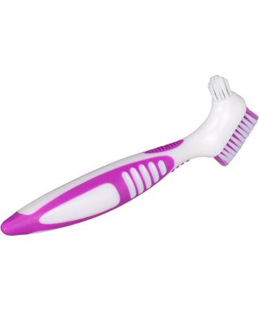 Portable Double-Sided Cleaning Brush for Artificial Teeth | Double-Headed Toothbrush & Prosthetic Cleaning Tool - Buy Online on GoSupps.com