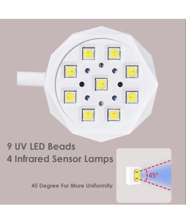 UV LED Nail Lamp with Smart Sensor | Portable Cordless Mini Dryer for Quick Gel Polish Curing - Perfect for Home & Salon Use - Buy Online on GoSupps.com