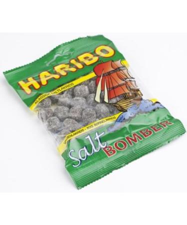 Haribo Salt Bomber Salty Liquorice Chews 120g