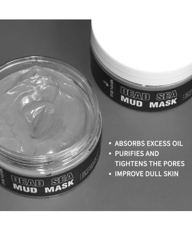Organic Dead Sea Clay Mud Mask - Deep Pore Cleanser Antioxidant Skincare Soothes & Detoxifies - Ideal for All Skin Types - 2.8 oz - Buy Online on GoSupps.com