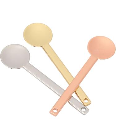 Spatules cosm tiques en m tal Rond T te de Maquillage Multifonctionnel l ger Spoon 3pcs Taille de Voyage Portable - Buy Online on GoSupps.com