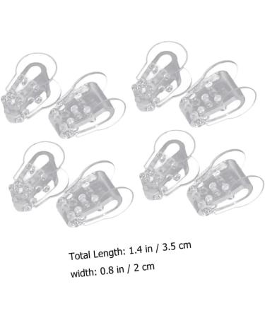 DOITOOL 32pcs Little Bunion Correction Pinky Separators Stretcher Supplies - Relief and Correctors Salon Kit - Transparent Reusable Spacers for Pressure Relief - Buy Online on GoSupps.com