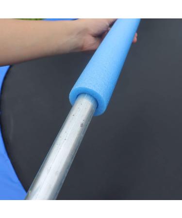 35 Trampoline Pole Foam Sleeves - 6pcs Protective Foam Noodle Cover for Enclosure Poles | Replacement Trampoline Padding with Free Scissors - 35inch Blue - Buy Online on GoSupps.com