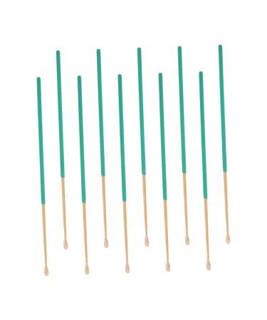 Hohopeti 10Pcs Ear Wax Removal Tools with Anti-Skid Handles Earwax Cleaning Sticks for Safe Ear Canal Massage and Itch Relief Household Earpicks for Daily and Travel Use Green