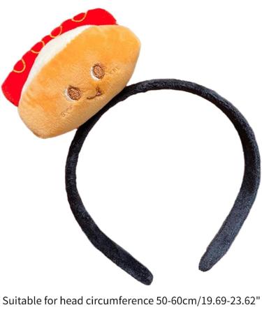 hgnxa Cute Stuffed Chicken Leg Shape Hair Hoop Women Spa Wash Face Makeup Headband for Photoshoots Halloween Hair Accessories French Fries Headban - Buy Online on GoSupps.com