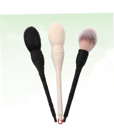 Beaupretty Ratan Powder Brush Travel Powder Brush Stippling brush Blending Cosmetic Brush buffing brush liquid brush Powder Large brush portable tool Wool - Buy Online on GoSupps.com