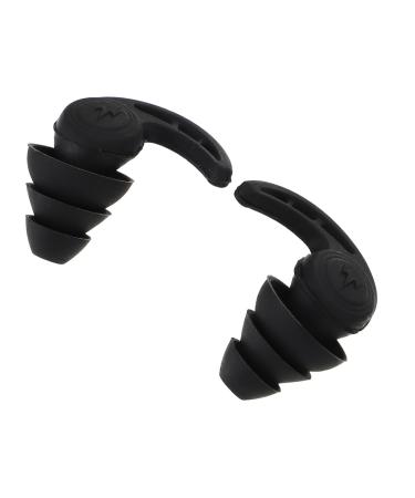 FRCOLOR 1 Pair Noise Canceling Noise Cancelling Earbuds for Noise Reduction Rubber Ear Buds Silicone Snoring Labeling Student Black 1 Count (Pack of 1)