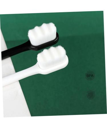 Gatuida 4pcs Ultrafine Soft Toothbrush Set with Travel Toothpaste | Soft Fur Bristles for Gentle Oral Care | International Shipping Available - Buy Online on GoSupps.com