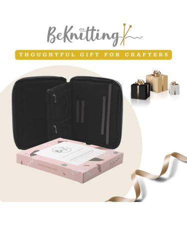 BeKnitting Interchangeable Knitting Needle Case | Organizer Bag with Magnetic Chart Keeper | for Knitting Crochet & Crafts - Buy Online on GoSupps.com