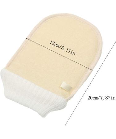 Buy 2-Piece Luffa Peeling Gloves - Body Massage & Exfoliation Sponge Set for Shower & Bath Care - Buy Online on GoSupps.com