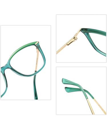 Retro Cat Eye Blue Light Blocking Glasses for Men & Women - Trendy 1.5x Anti Eyestrain Readers in Blue - Buy Online on GoSupps.com