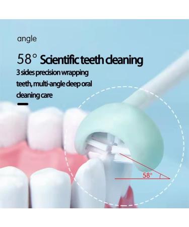 QL-LINRUN 3 Sided Toothbrush for Kids - Surround Toothbrush for Toddlers Teeth Brush (3pcs) - Buy Online on GoSupps.com