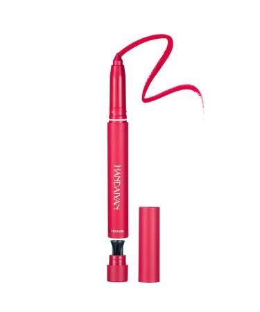 Beliky Girl Matte Lightweight Pencil Lipstick with Built-in Pencil Sharpener Rotary Cut Dual Use Waterproof No Drying No Fade Lipstick Lip Pencil Set (#7)