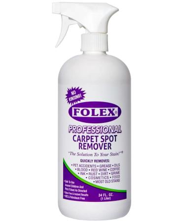 Folex Professional Carpet Spot Remover, 34oz 34 Fl Oz (Pack of 1)