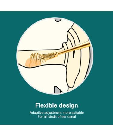 Stainless Steel Ear Wax Pick Set - Earpick Curette Ear Care Cleaner Tool - Buy Online on GoSupps.com