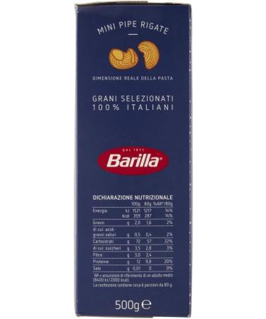  Italian Gourmet E.R. Barilla Piccolini 5 x 500g Packs of Mini Scented Pasta FUSILLI FARFALLE PENNE PIPE TORTIGLIONI 5 x 500g + Italian Polpa Gourmet 400g - Buy Online on GoSupps.com