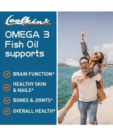 Omega 3 Fish Oil Capsules 2000mg (120 Capsules) with EPA & DHA - 3X Power Max Potency - Buy Online on GoSupps.com