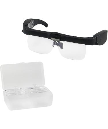 Handsfree Magnifier 150D 200D 300D 2.5X4.0X Headband Magnifying Glass with 5 Lens for Sewing Crafts Reading Jewelry Adjustable Level - Buy Online on GoSupps.com