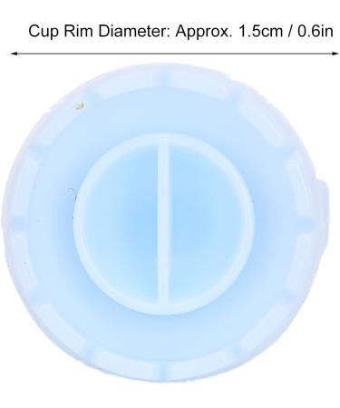 Eyelash Extension Glue Ring Cup 1.5cm / 0.6in Stable Wearing Easy To Wear Eyelash Glue Ring Cup Strong Flexibility for Professional Use(A pack of 100 blue) - Buy Online on GoSupps.com