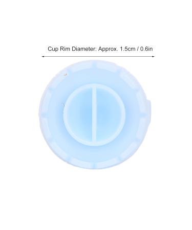 100Pcs Disposable Glue Rings for Eyelash Extensions - Blue Lash Glue Holders | Best Accessory for Eyelash Application - Buy Online on GoSupps.com