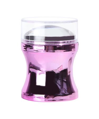 nail jelly stamper Nail Art Stamper Nail Stamping Templates with Silicone Heads DIY Manicure Print Tool Purple