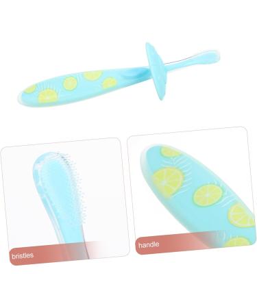 Clispeed 4-Piece Toddler Toothbrush Set | Safe Silicone Cleaning Brushes for Infants | Newborn Toys & Toddler Accessories - Buy Online on GoSupps.com