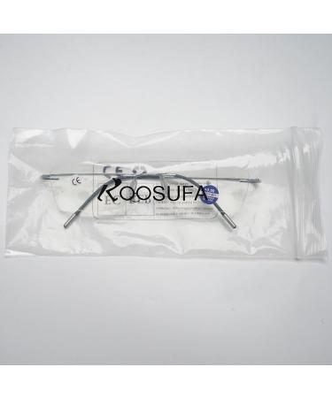Koosufa Titan Borderless Reading Glasses | Blue Light Filter | Ultra-Light Frameless | Anti-Fatigue | Strengths 0.0 to 4.0 | Unisex Workplace Glasses - Buy Online on GoSupps.com