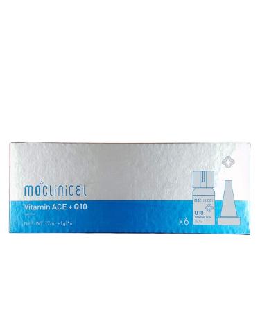 Magnolia Orchid MO Clinical Vitamin ACE + Q10 (Upgraded Version) for All Skin Types 6 Vials (7ml + 1g) Each Vial