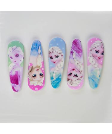 Frozen Santa Hair Clips - 5 Piece Set for Girls and Women | Cute Metal Snap Barrettes - Buy Online on GoSupps.com