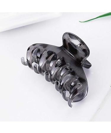 4 Pack 2.5 Inch Hair Claw Clips - Strong Hold Leopard Pattern Hair Claws for Thick Thin Hair - Brown Gray Orange Yellow - Buy Online on GoSupps.com