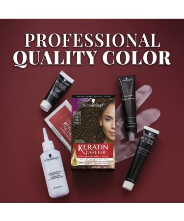 Schwarzkopf Keratin Color 6.83 Light Brown - Color & Moisture Permanent Hair Color - Buy Online on GoSupps.com