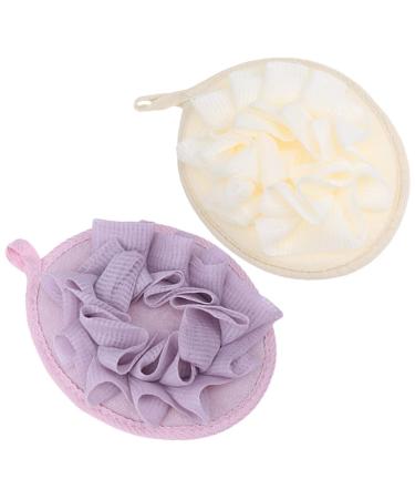 FOMIYES Loofah 4pcs Back Exfoliating Bath Balls Bathing Back Body Scrubbers Bathing Balls Bath Shower Sponge Loofahs Mesh Pouf Luffa Puff Scrubber for Men Women Sponge Loofah Sponge