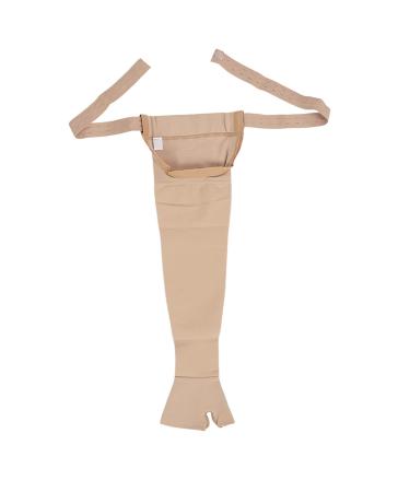 Lymphedema Arm Sleeve Breathable Soft Nylon Lightweight Portable Breast Cancer Arm Sleeve for Outdoor (Left Hand M)