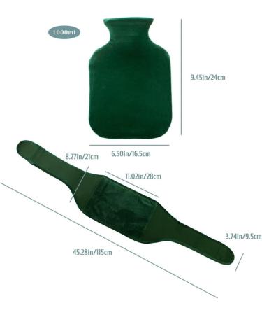 Buy Generic Hot Water Bottle with Shell | Plush Waist Warmer for Pain Relief & Comfort - Ideal for Back Neck & Shoulders - Buy Online on GoSupps.com